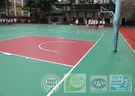 Liquid Painting Multifunctional Sport Court Surface With Aerial Material Elastic Cushion