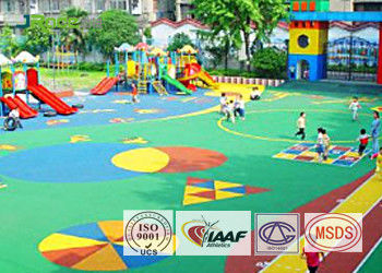 Environmental Seamless EPDM Rubber Flooring Material For Amusement Park