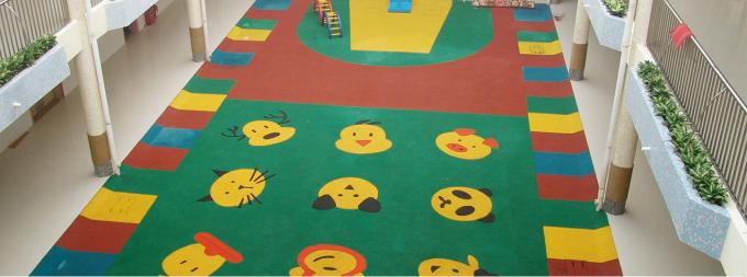 Λαστιχένιο υλικό EPDM λαστιχένιο πάτωμα παιδικών χαρών δαπέδων υπαίθριο για τα παιδιά